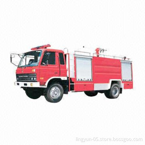 Fire Truck, Uses Three-ton Potted BC (ABC) Dry Powder or Water